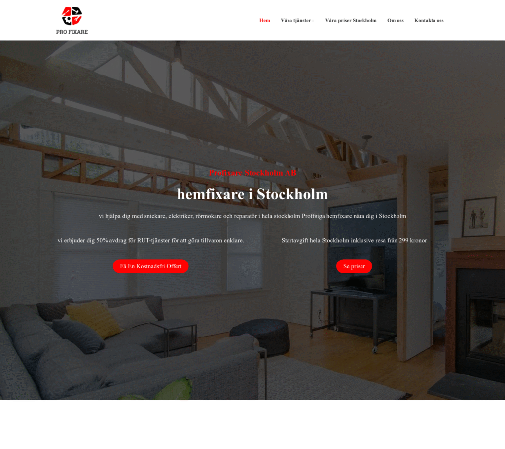 creation site web profixare